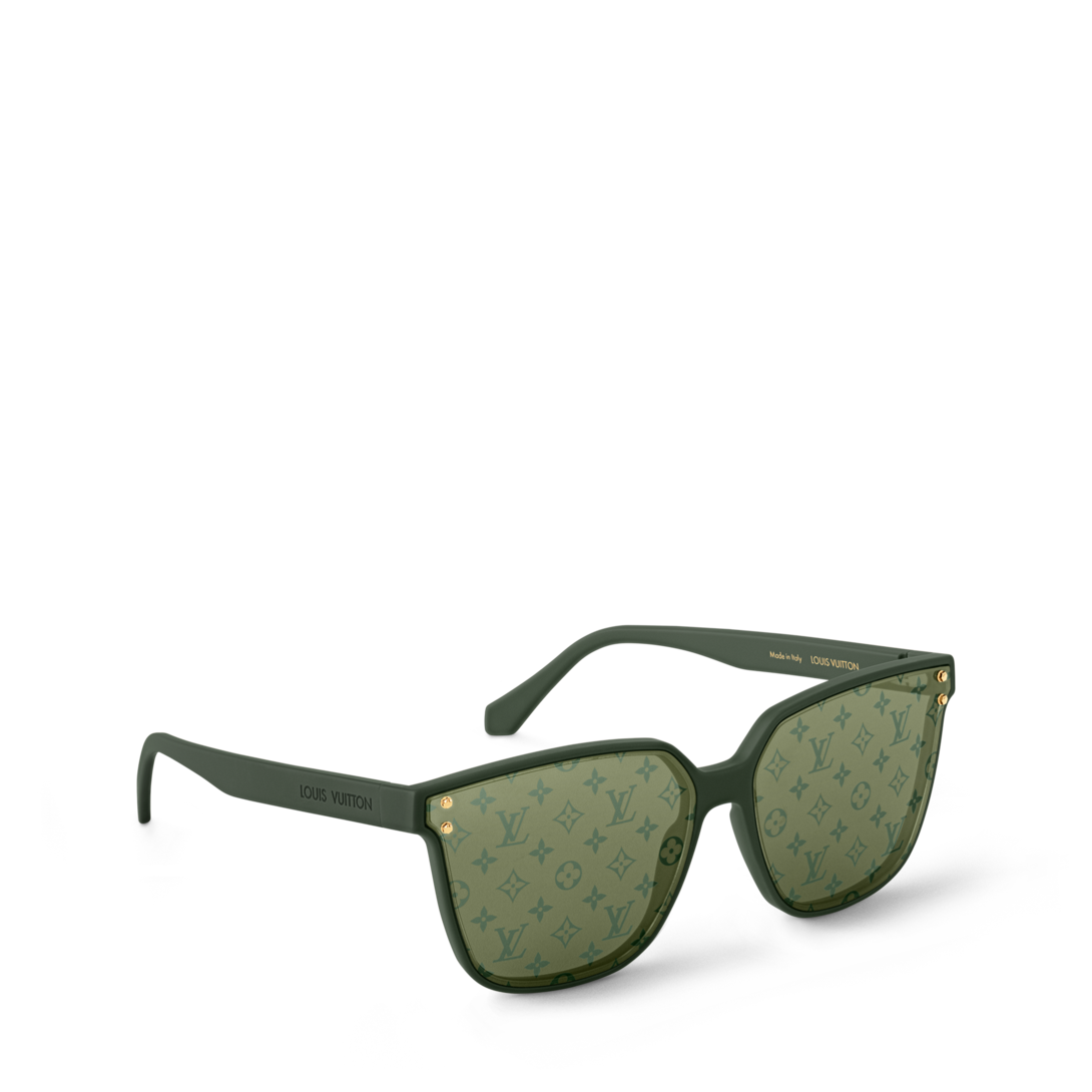 か*ギ様 LOUIS VUITTON グリーンサングラス ケース付き か*ギ様 LOUIS VUITTON グリーンサングラス ケース付き